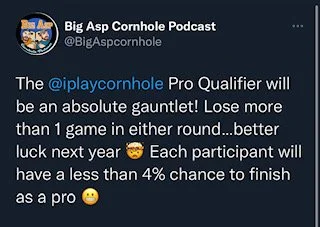 The Pro qualifier gauntlet