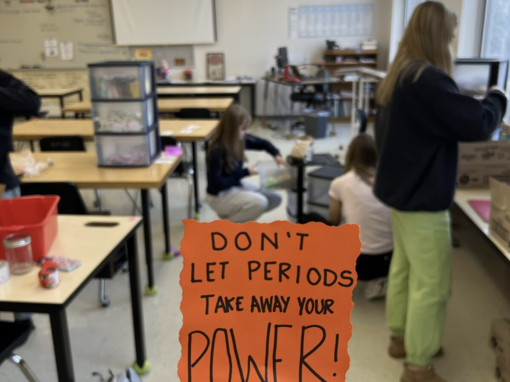 Students in Guilford County Schools now have access to free period products