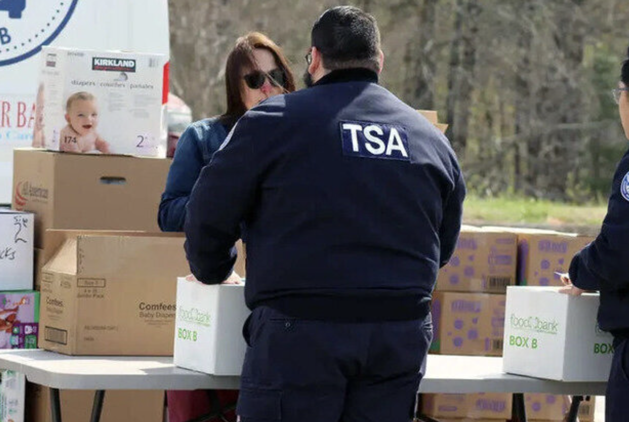 NC food banks distribute groceries to TSA agents