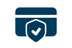 Secure online payment icon