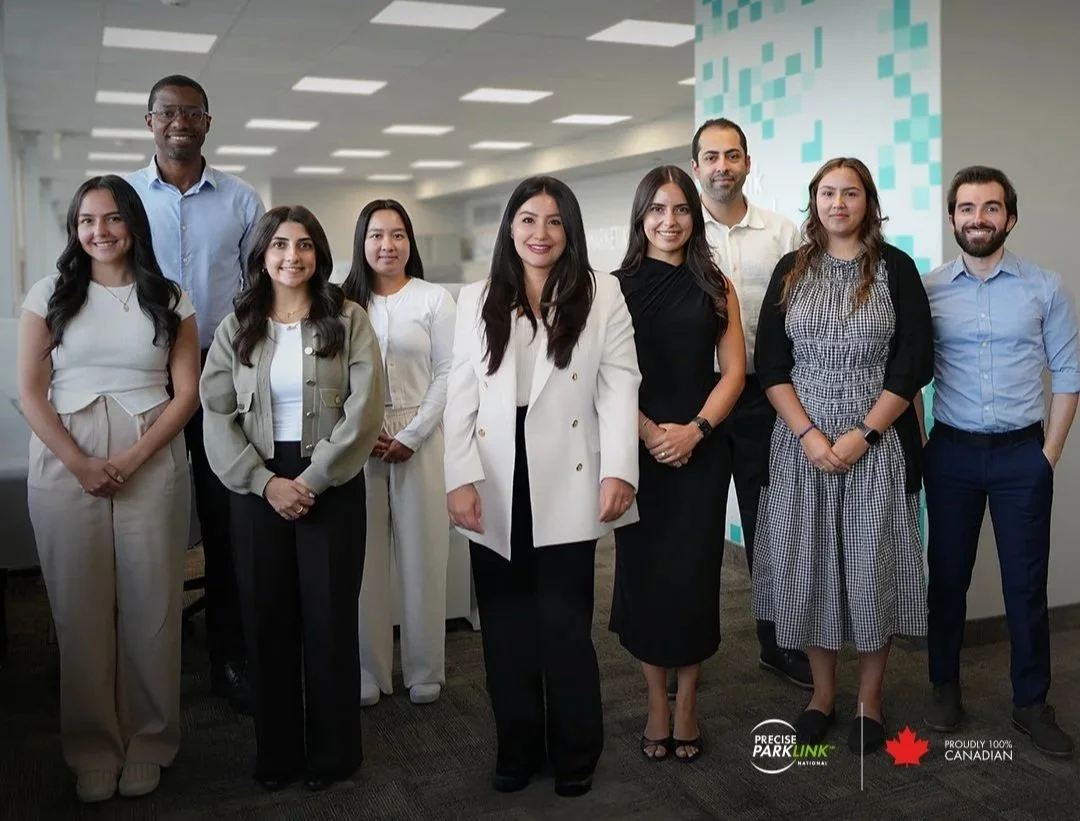 A group of Precise ParkLink employees