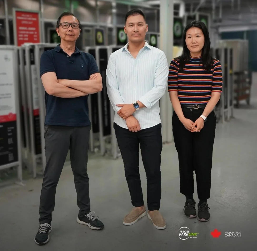 A group of Precise ParkLink employees
