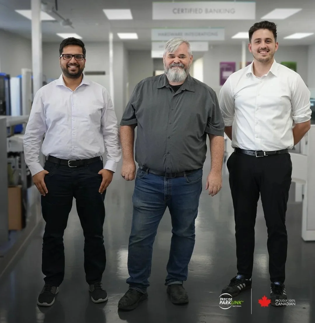 A group of Precise ParkLink employees