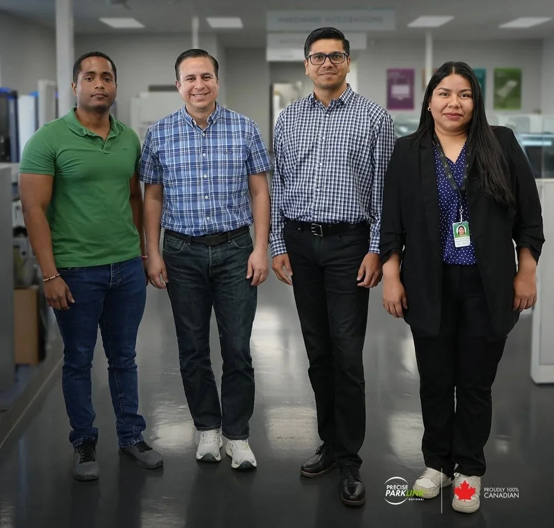 A group of Precise ParkLink employees