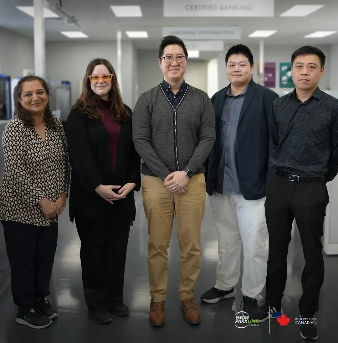 A group of Precise ParkLink employees