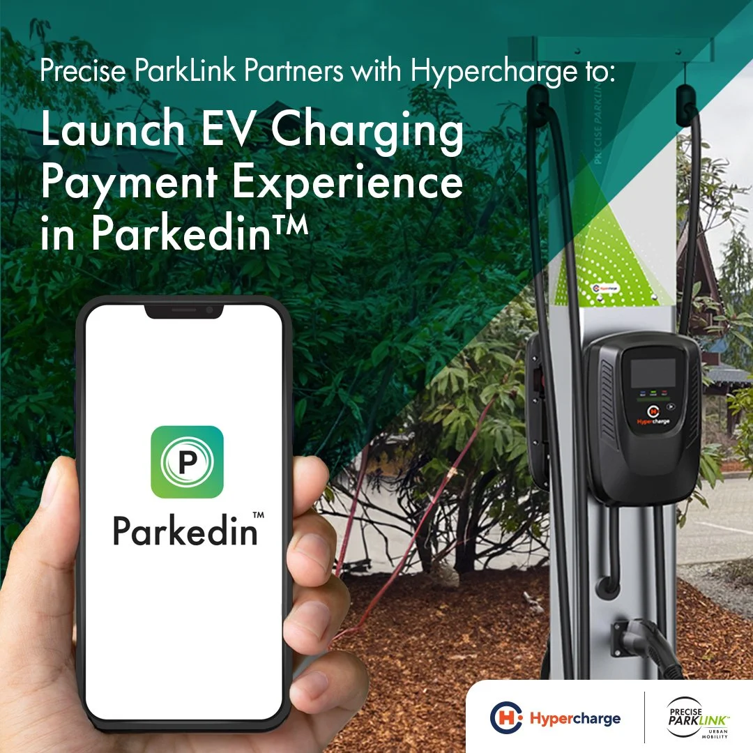 Precise ParkLink Partners with Hypercharge to Launch EV Charging Payment Experience in Parkedin™