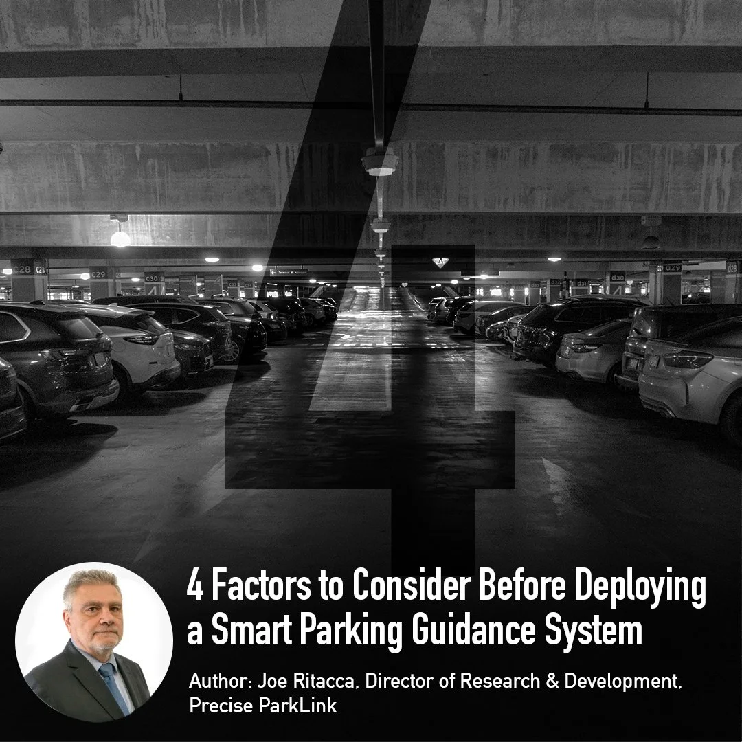 4 Factors to Consider Before Deploying a Smart Parking Guidance System