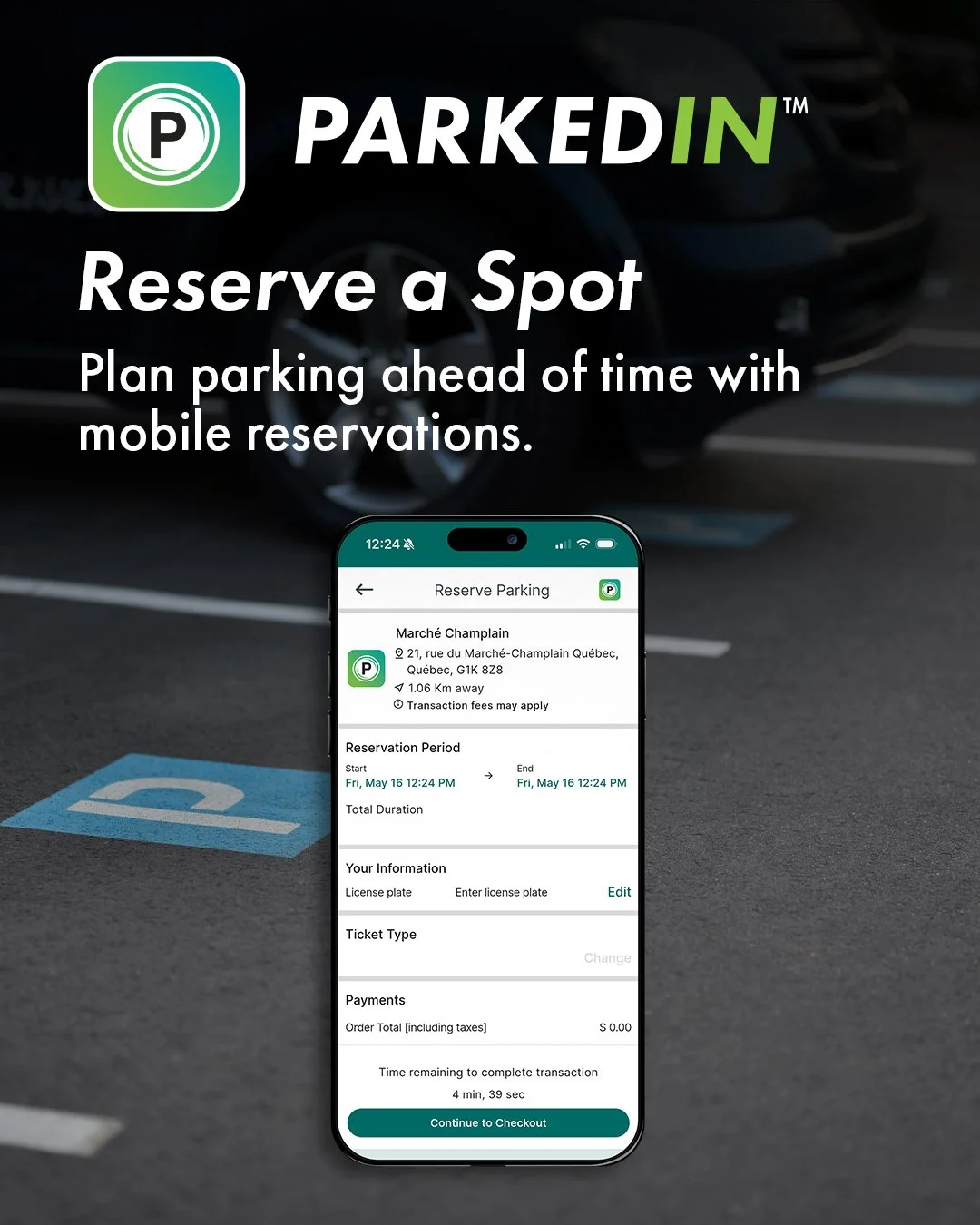 Parking Reservations with Parkedin™  | Precise ParkLink