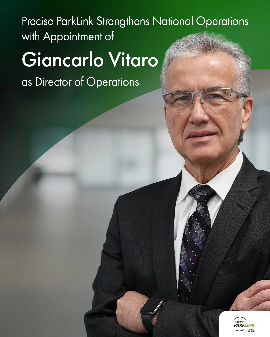 Precise ParkLink New Director of Operations Giancarlo Vitaro
