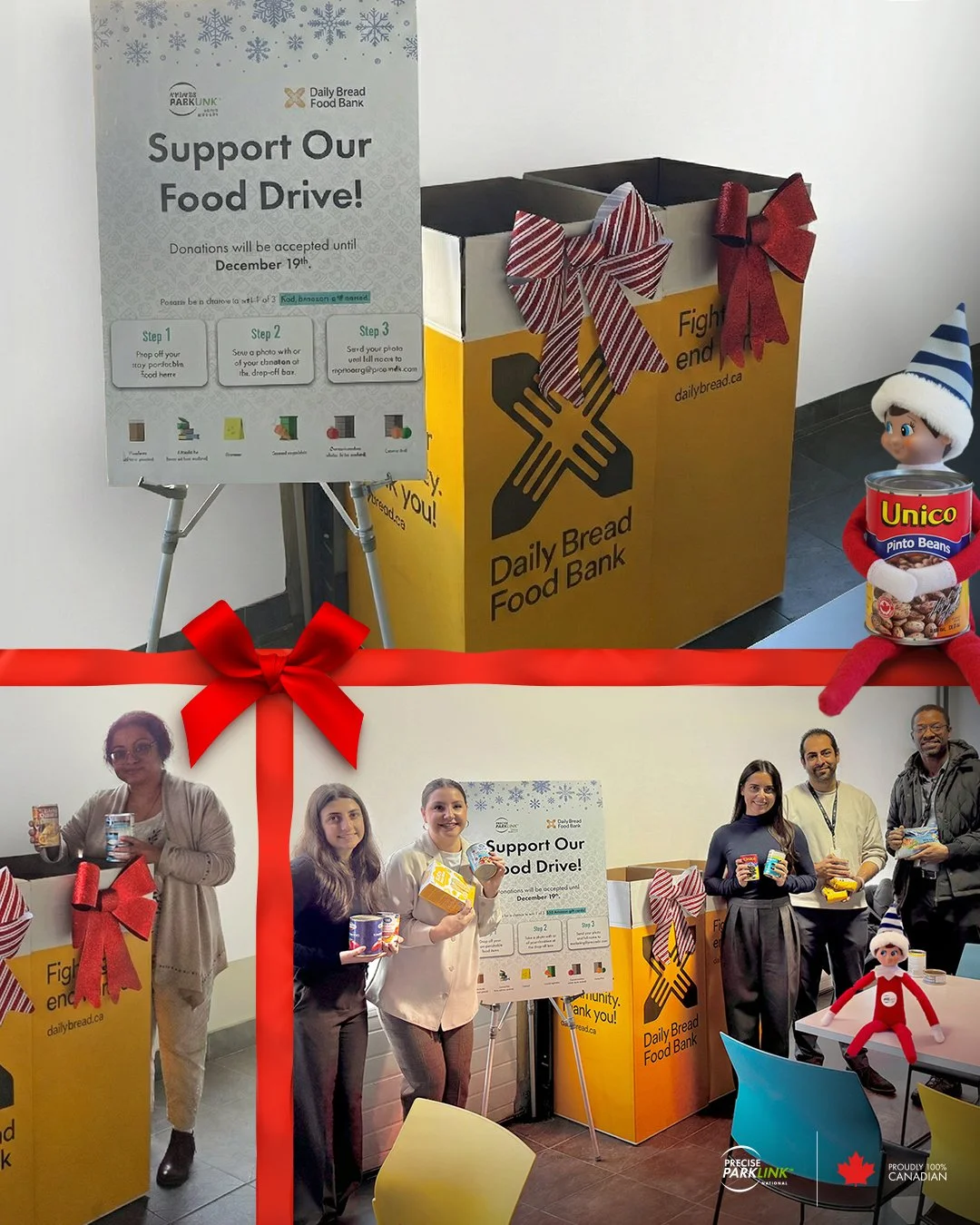 Precise ParkLink Proudly Supports Daily Bread Food Bank