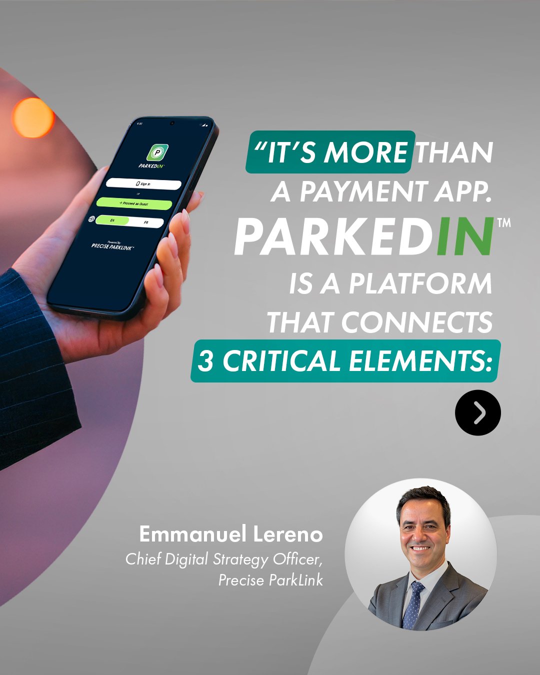 Parkedin | Precise ParkLink