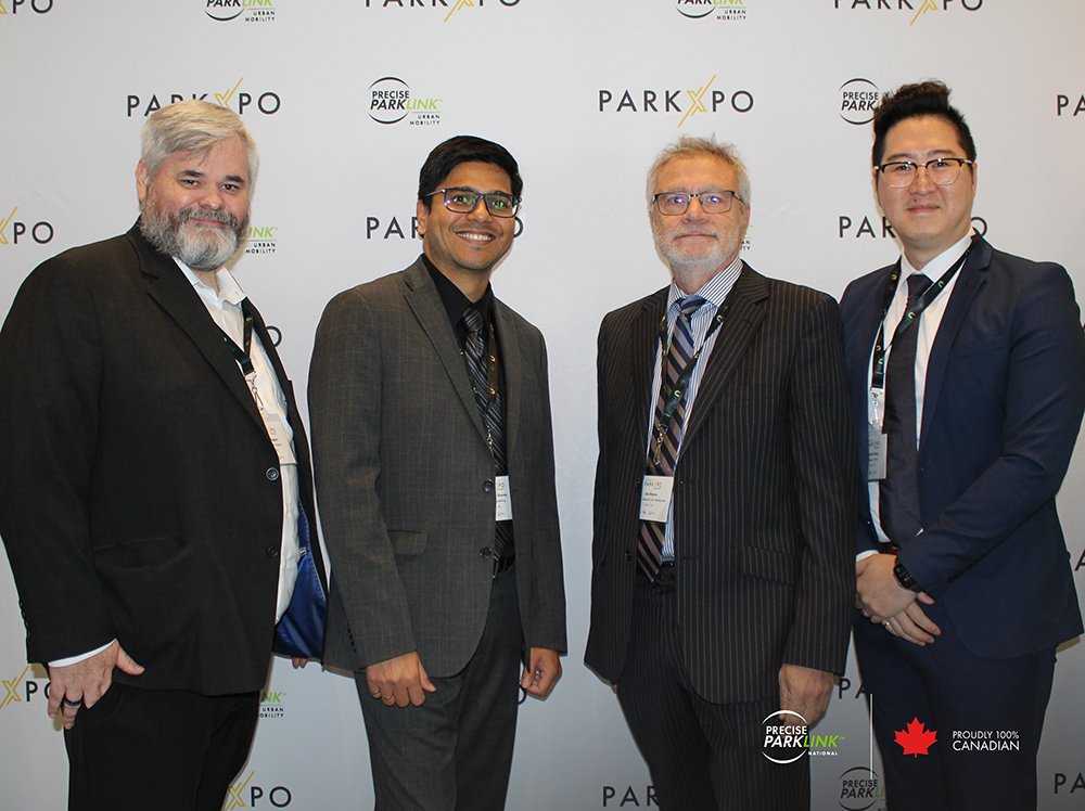 A group of Precise ParkLink employees