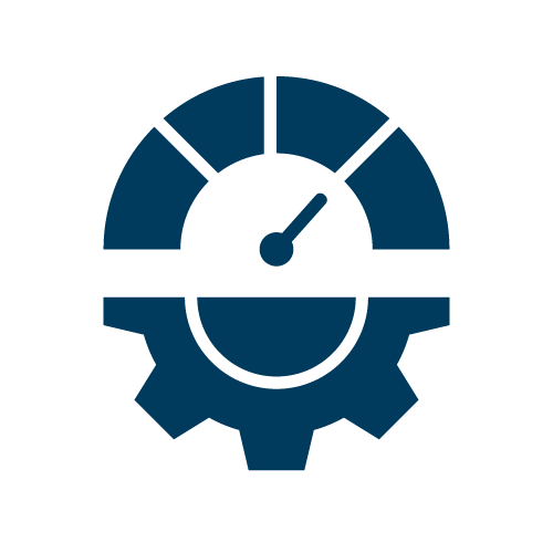 System performance gauge icon