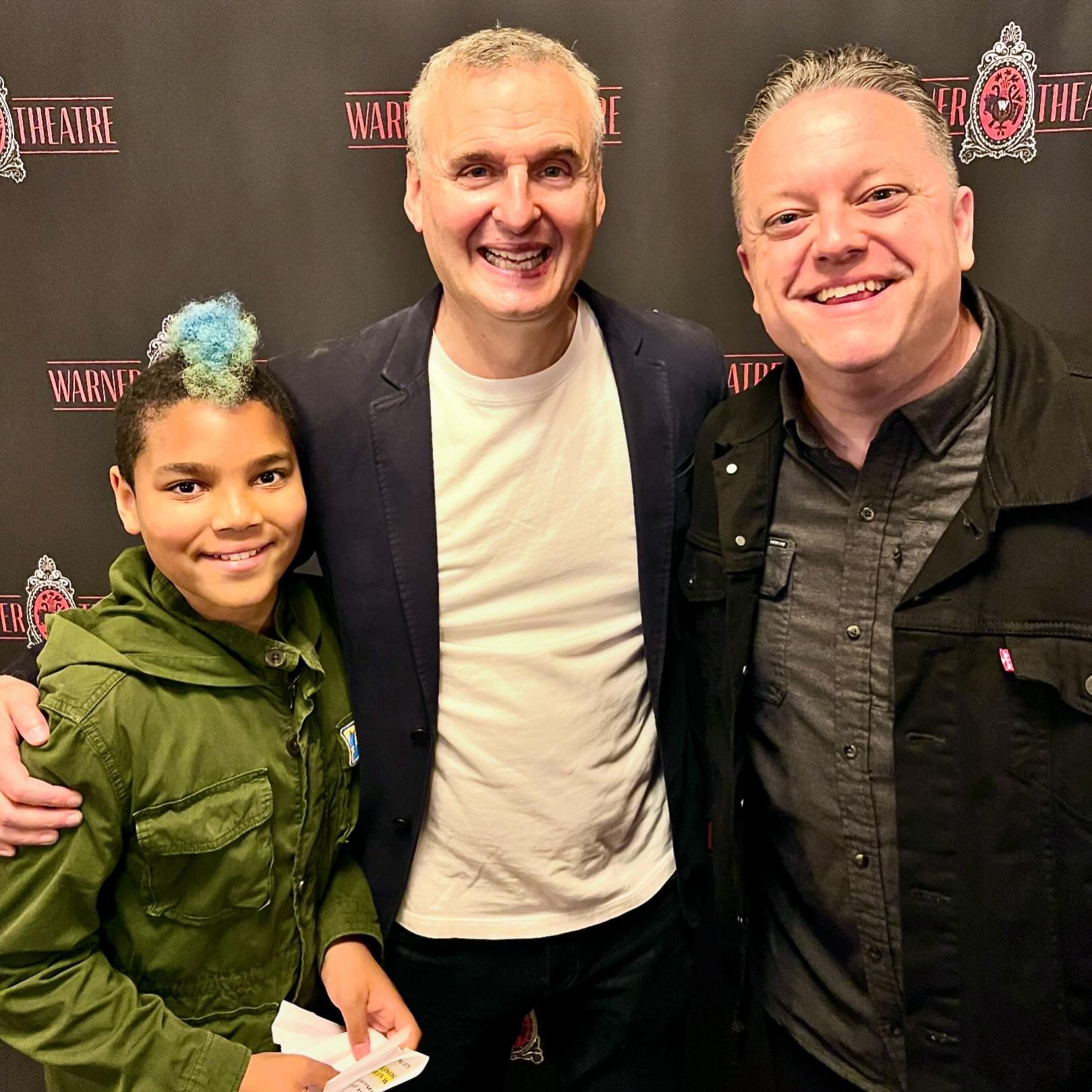 When Zephyr met @phil.rosenthal last night after his appearance @warnertheatre, they had a joke for him.

Q: What&rsquo;s your brother Richard&rsquo;s favorite movie?
A: Kill Phil.

Yes, it slayed. 🙂

What an amazing evening. Phil&rsquo;s conversati