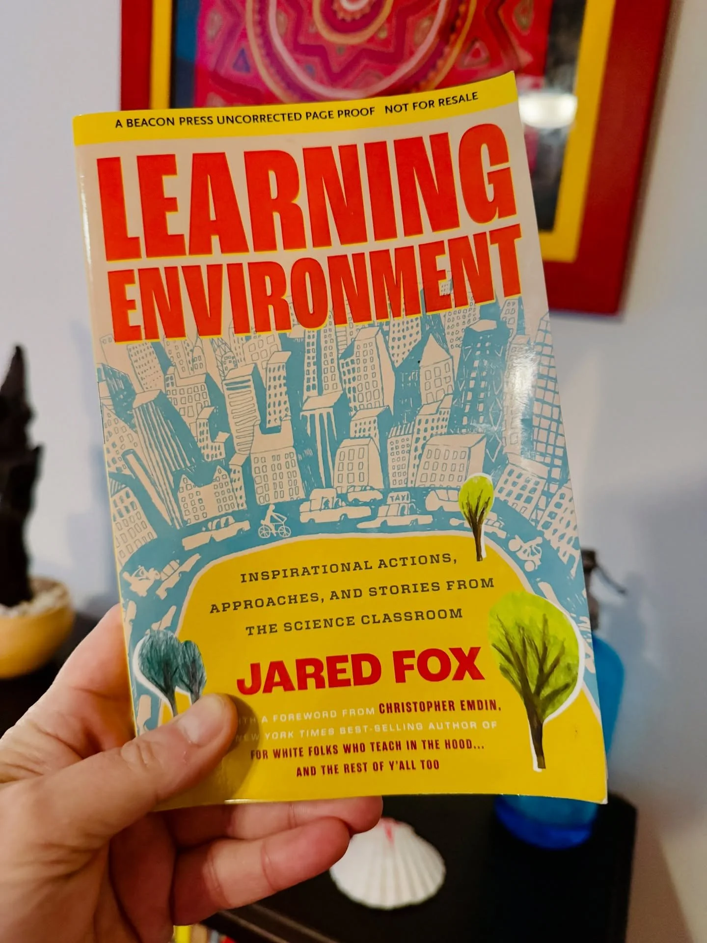 Congratulations @jredfox2 on the publication of &ldquo;Learning Environment: Inspirational Actions, Approaches, and Stories from the Science Classroom.&rdquo; Part memoir, part teaching guide, part commentary on the modern education system, this high