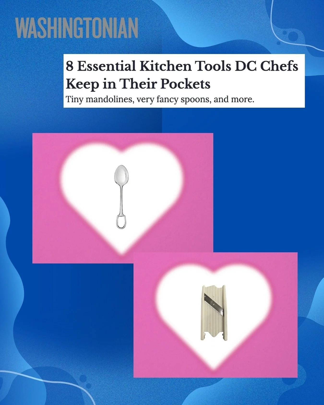 Discover the essential tools D.C. chefs keep in their pockets in my latest @washingtonianmag. From an Herm&egrave;s spoon and a mini ruler to a tiny pair of hot-pink scissors and a refillable marker. 

Link in bio.