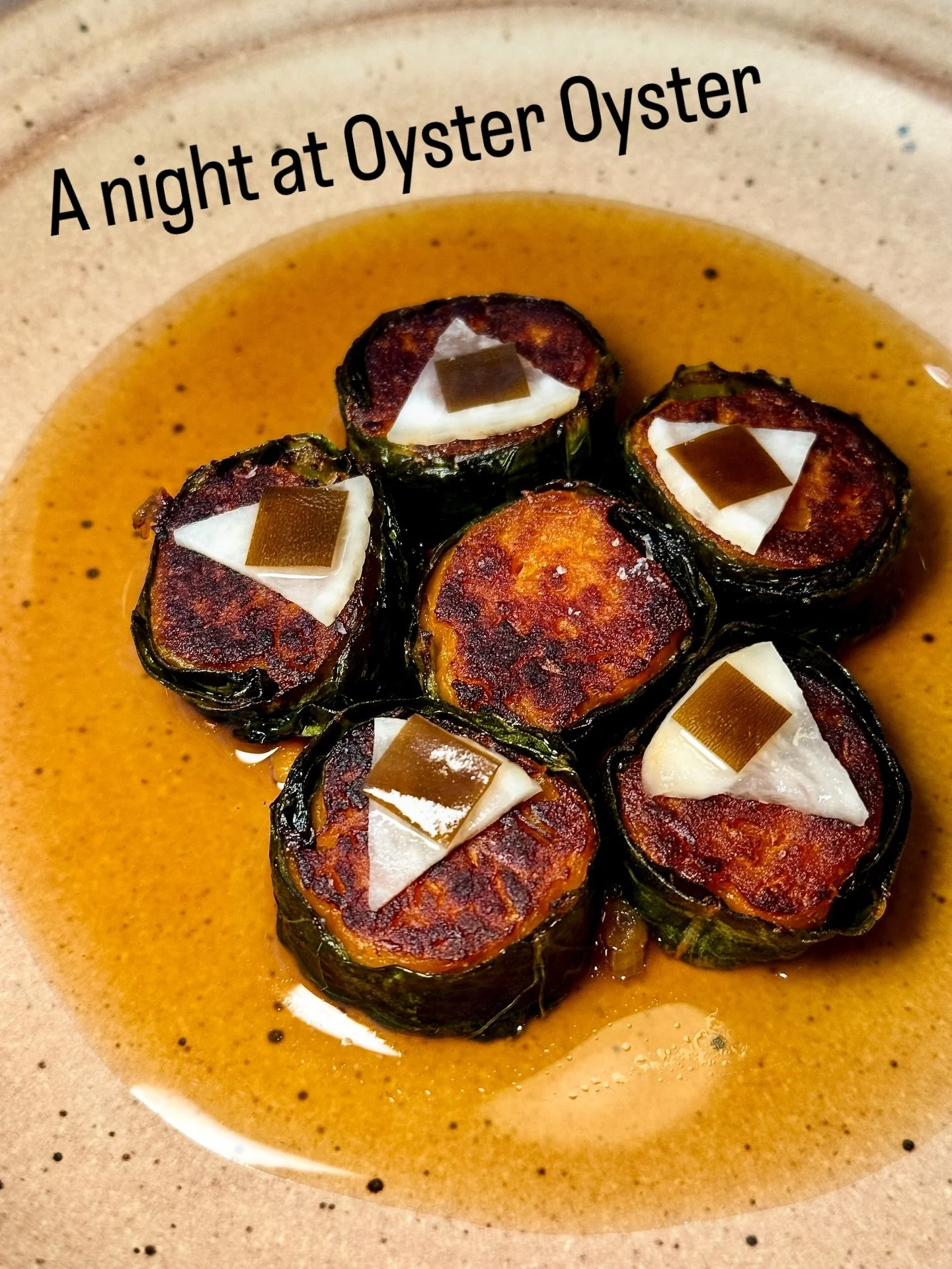 I recently enjoyed @oysteroysterdc&rsquo;s Cellar-Larder tasting menu, @robrubba&rsquo;s insanely inventive celebration of all things fermented and preserved, along with fresh winter veg from local farms and a requisite 🦪. 

What a beautiful, though