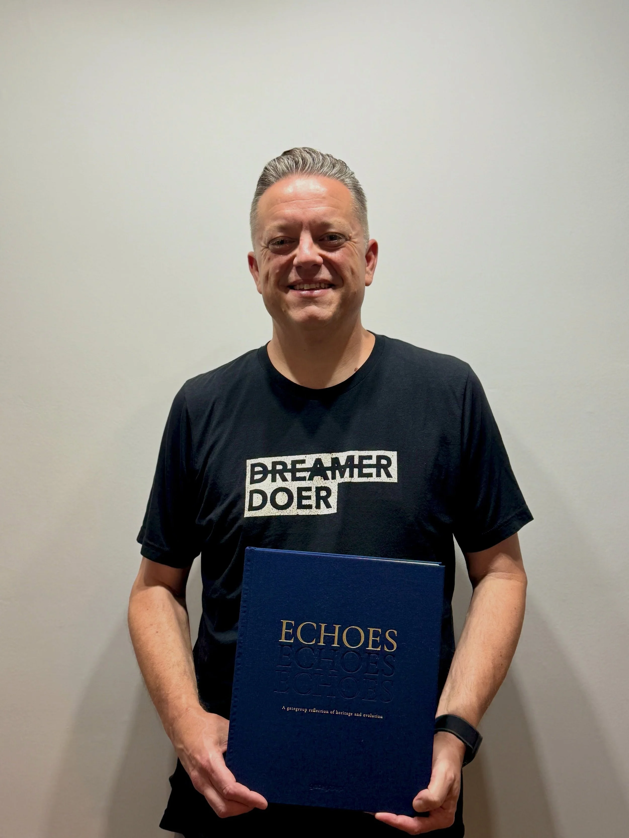 I am so proud to be holding this cookbook, &ldquo;Echoes: A gategroup reflection of heritage and evolution.&rdquo;

I wrote this book for gategroup, who provide hospitality in motion, connecting people around the world through memorable culinary expe