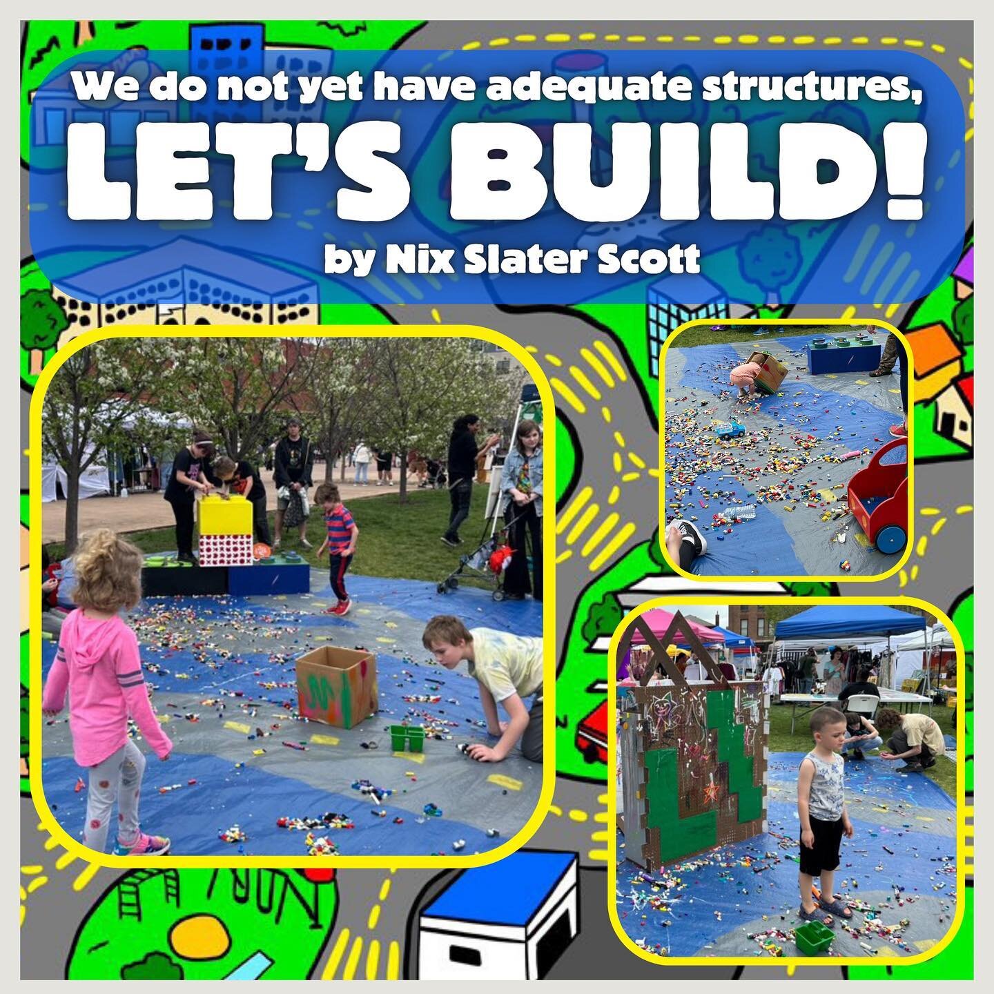 Attendees of the 2023 Iowa Pop Art Festival experienced the interactive installation for kids by artist Nix Slater Scott entitled, &ldquo;We do not yet have adequate structures, LET&rsquo;S BUILD!&rdquo; 

From the artist: 

&ldquo;This installation 