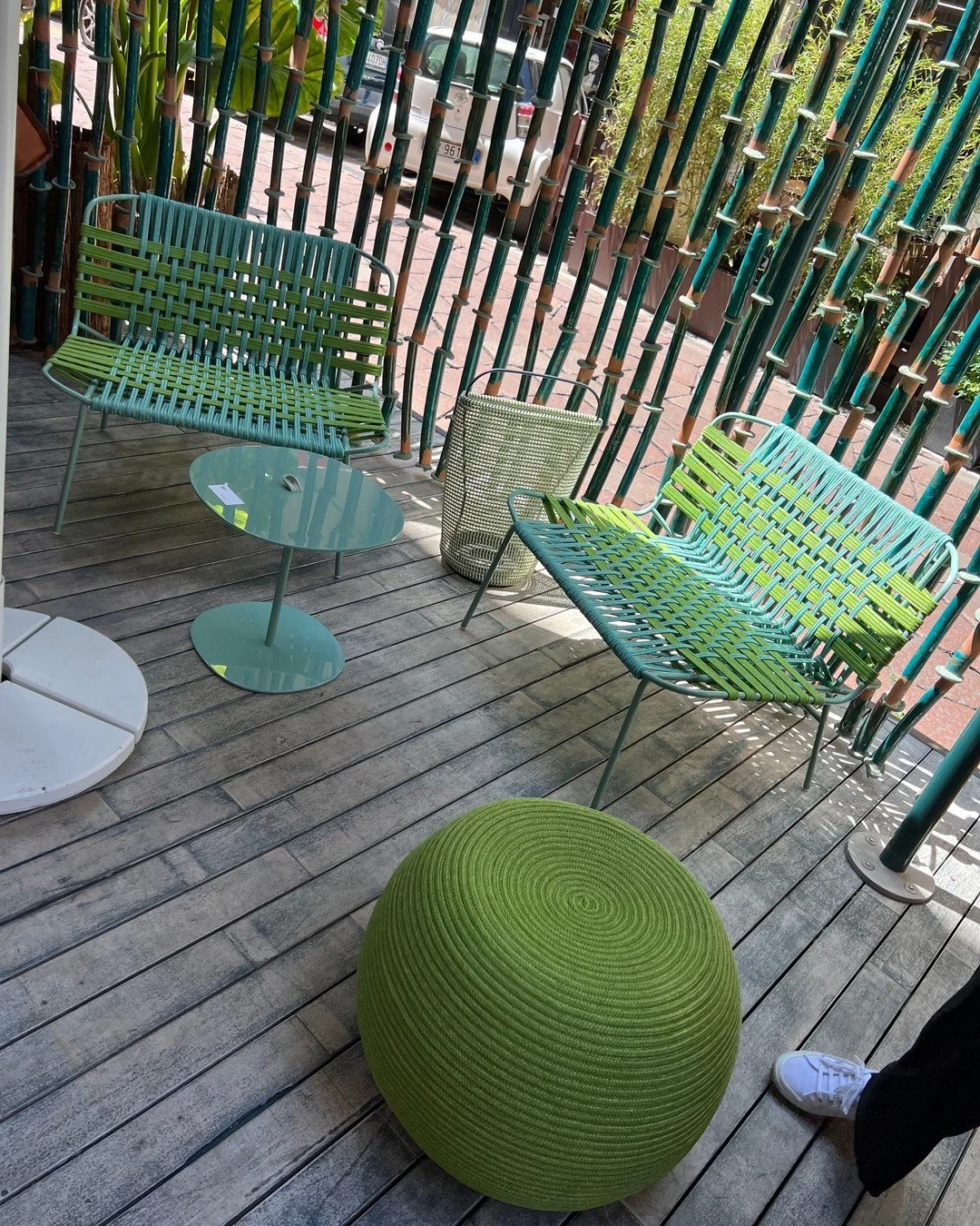 Great outdoors - part 5 

We are in the middle of the summer and this year, summer debut started with Salone del Mobile in Milan. Here are some outdoor furniture trends.
The living room area simply blends into the outdoors.

Paola Lenti continues the