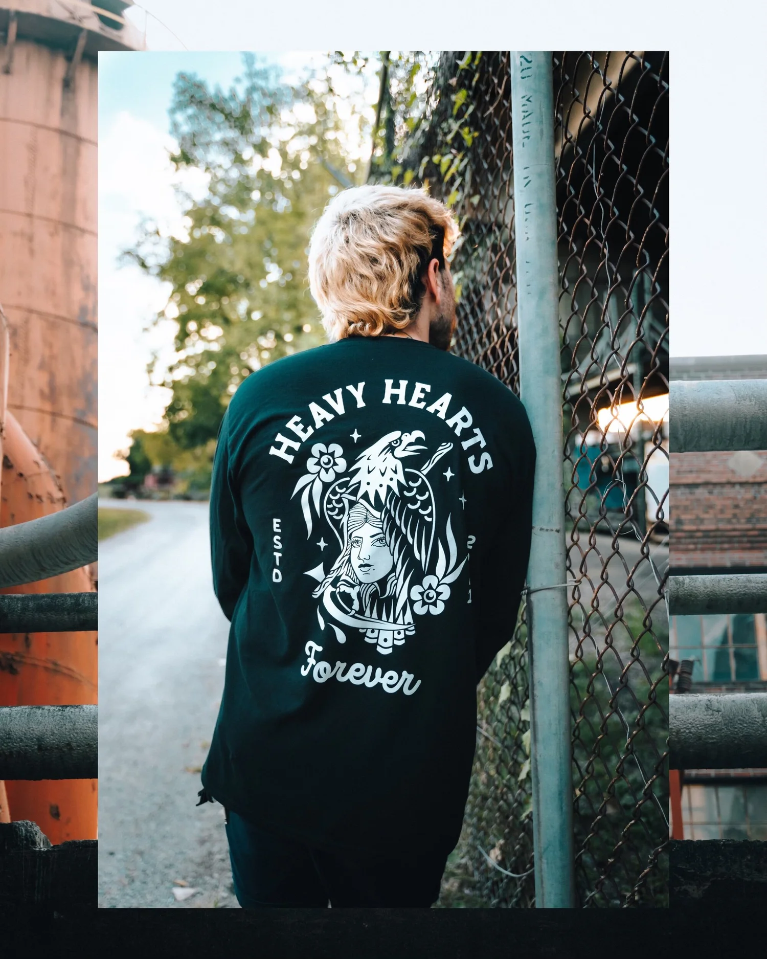 HEAVY HEARTS LONG SLEEVE T-SHIRT — CVLT FCTN