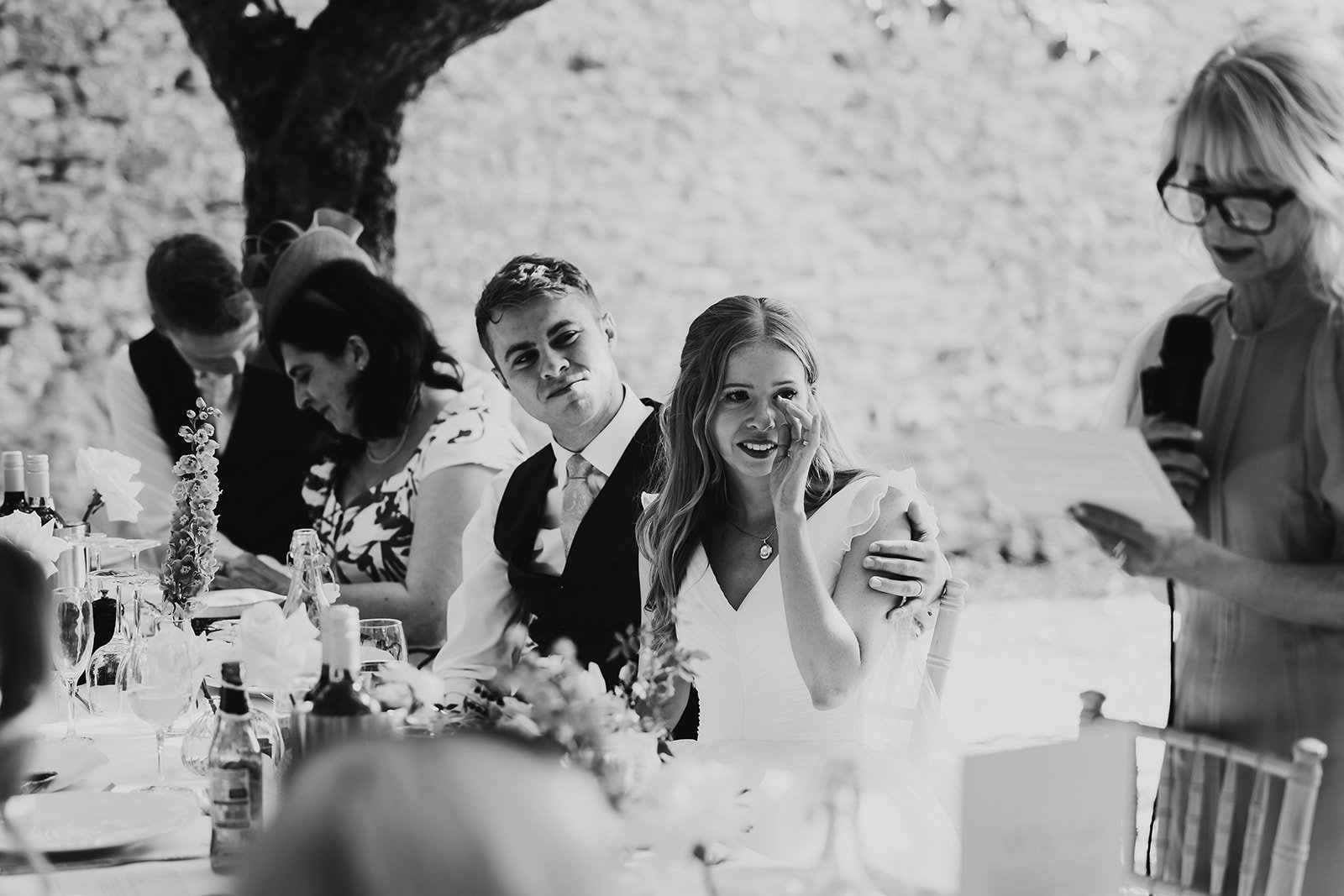 Natural wedding photography at Deer Park Country House in Devon