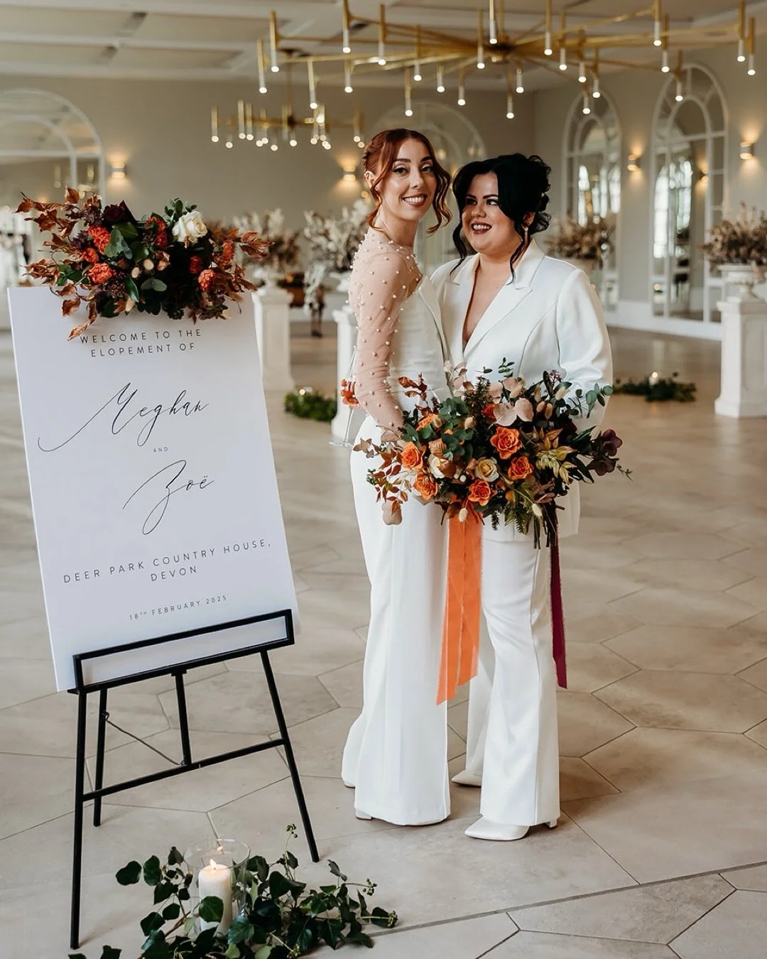 A whole year already. Mad.

At Deer Park Country House, Meghan &amp; Zoe, just the two of them, keeping it simple and completely their own.

We will always remember just hanging out with these two all day, eating canap&eacute;s and taking photos whil