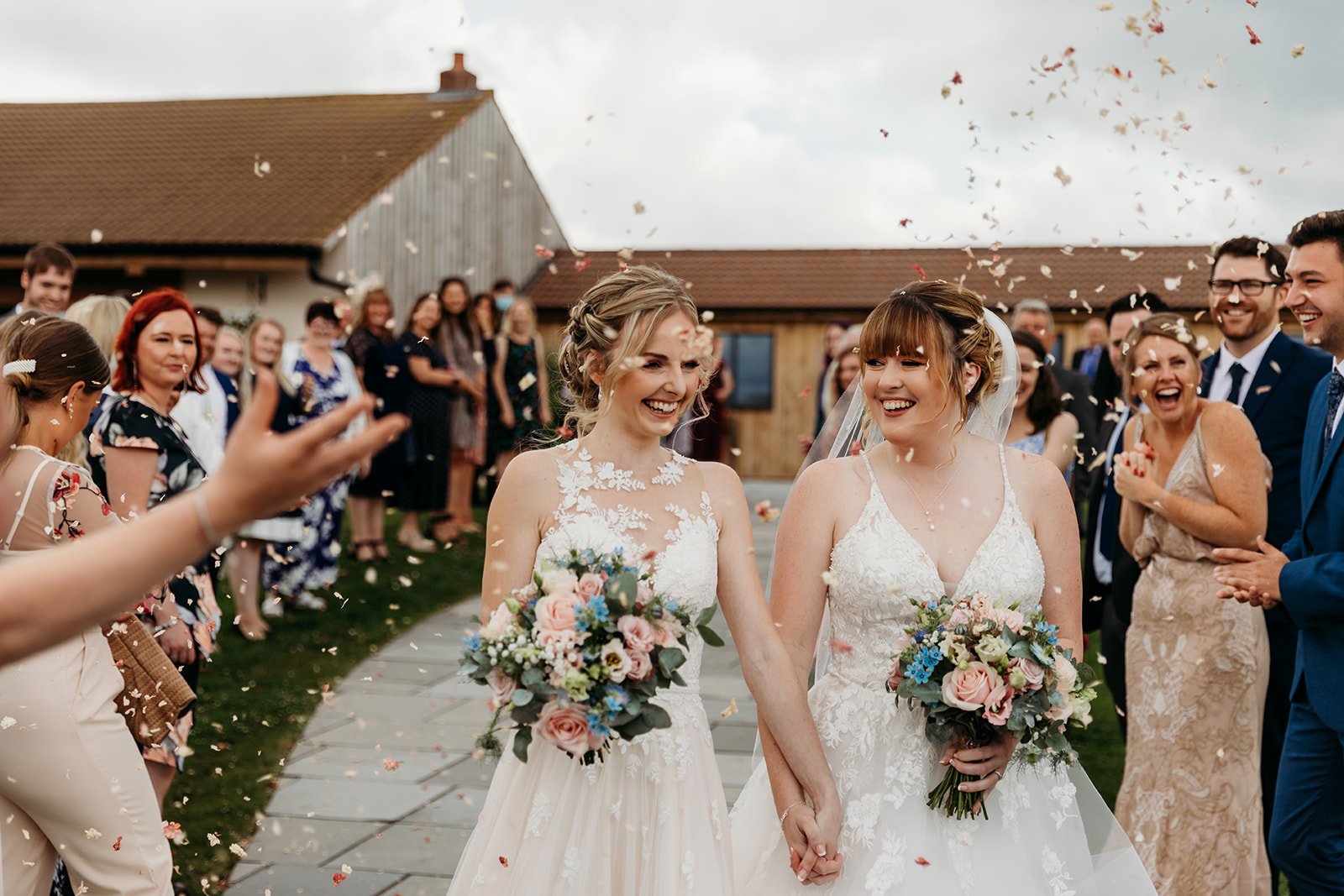 same sex wedding at Quantock Lakes