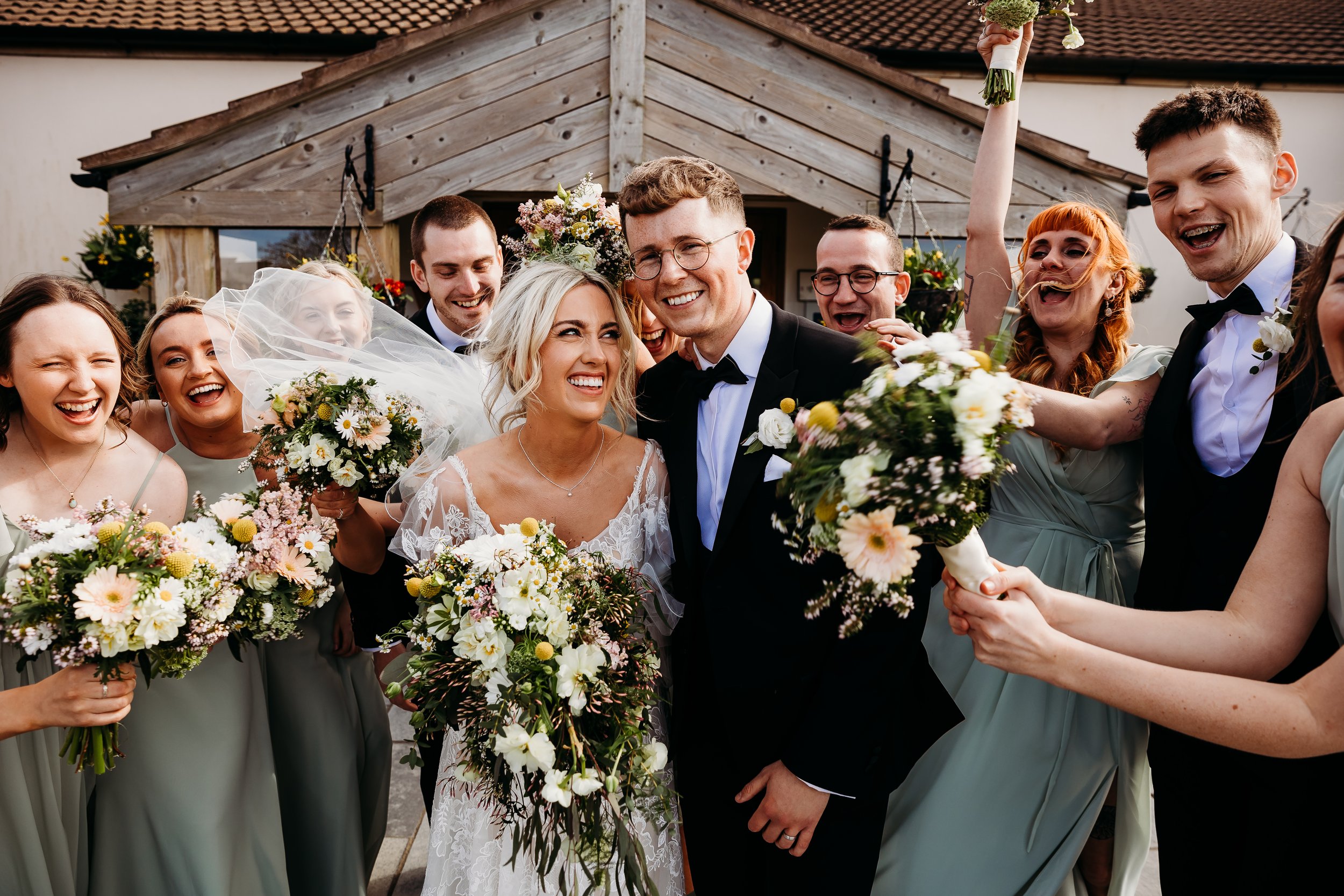 Quantock Lakes bridal party