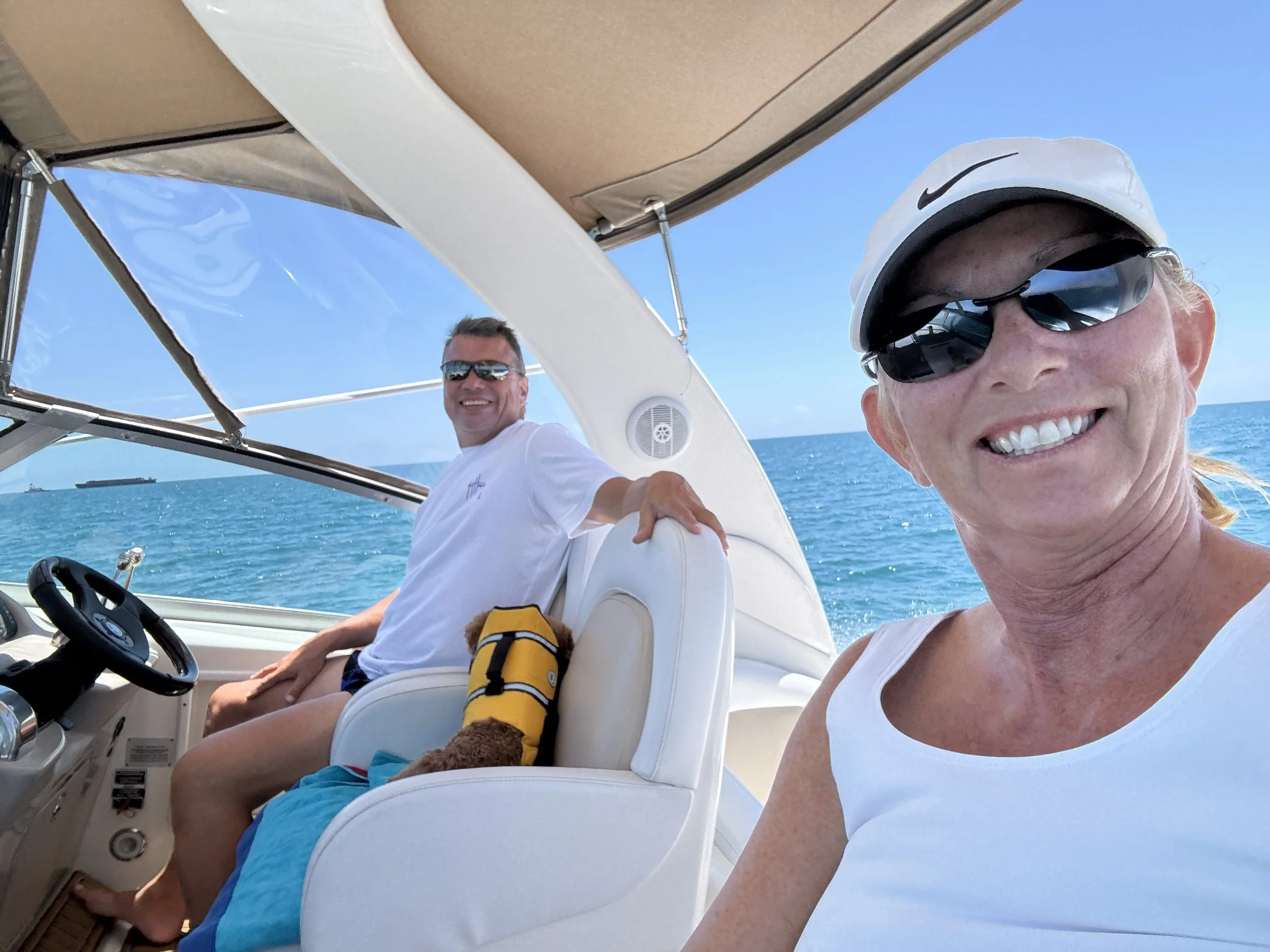 Cruising outside on the last leg to Fort Pierce