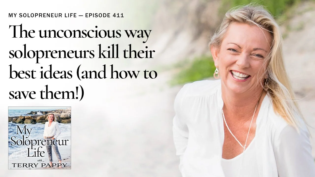 MSL 411 - The unconscious way solopreneurs kill their best ideas (and how to save them!) episode artwork