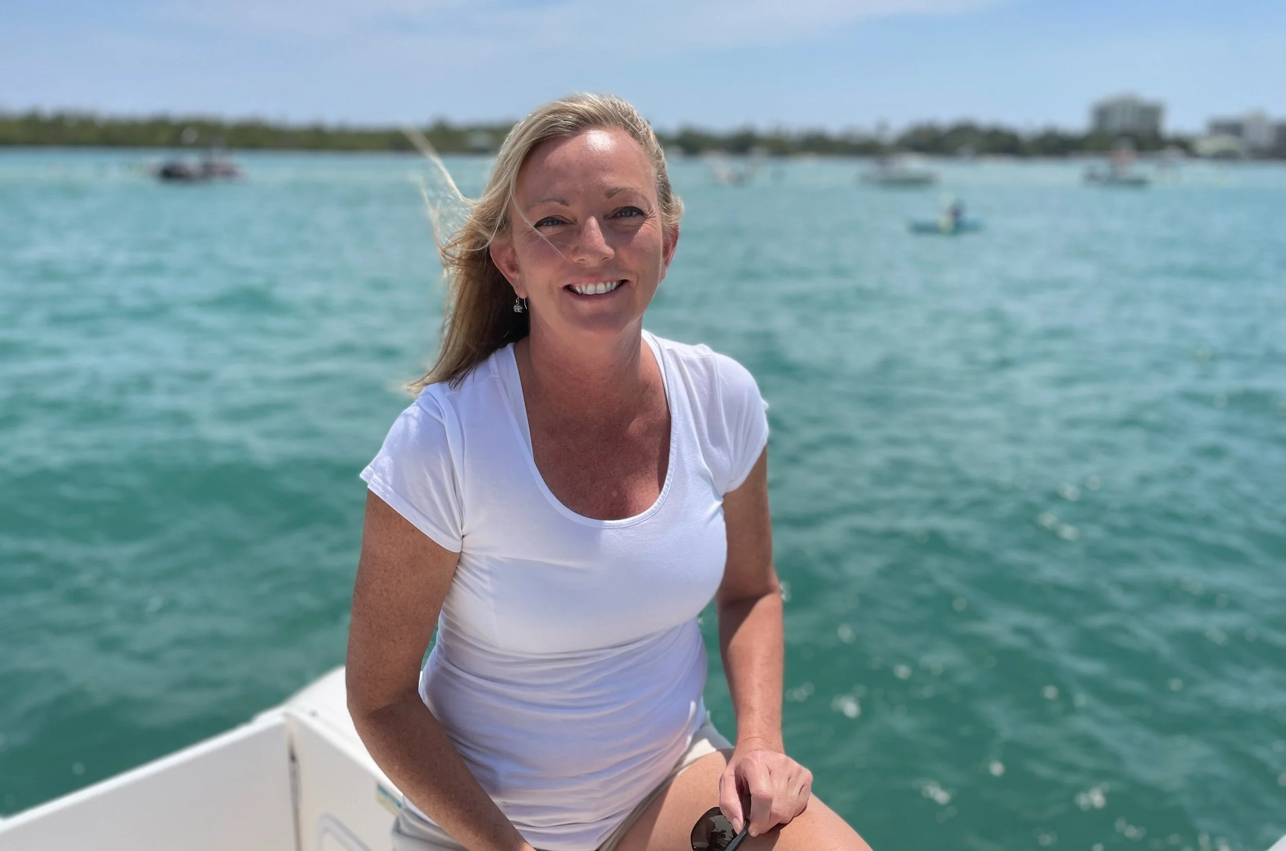 Enjoying the beautiful waters in Jupiter, FL.