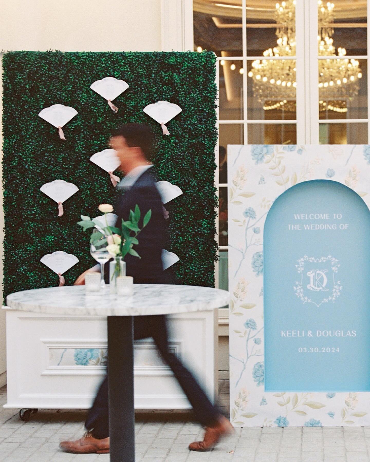 Obsessed with these sneak peek film scans of K&amp;D&rsquo;s seating chart! 🎀🤍

We carried their custom print through all facets of their day-of stationery and signage, creating a flawlessly cohesive design! 🦋🤍

// Vendor Team //

Bride | @keeli_