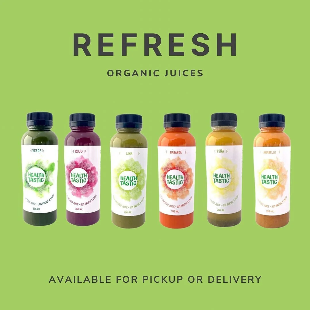 Refresh yourself with our organic, 100% juices. 

Pickup in Cambridge or delivery options available 📦 🚚

List of flavours available on our website.