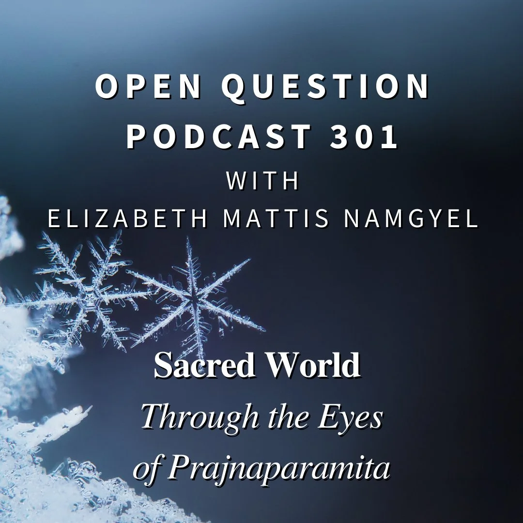Open Question Podcast Episode 301: Sacred World: Through the Eyes of Prajnaparamita [Transcript]