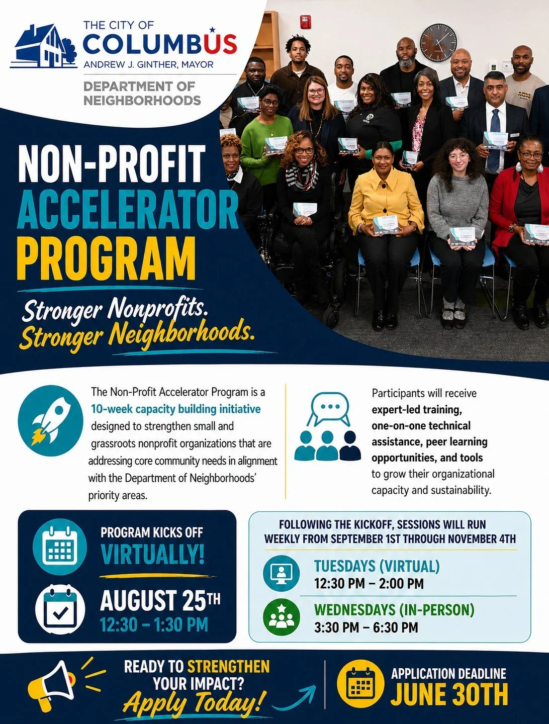 June 30th, 2026: Deadline for Non-Profit Accelerator Program