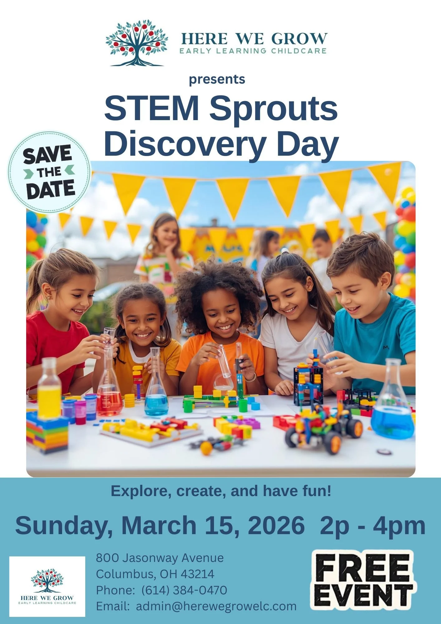 March 15th, 2026: STEM Sprouts Discovery Day