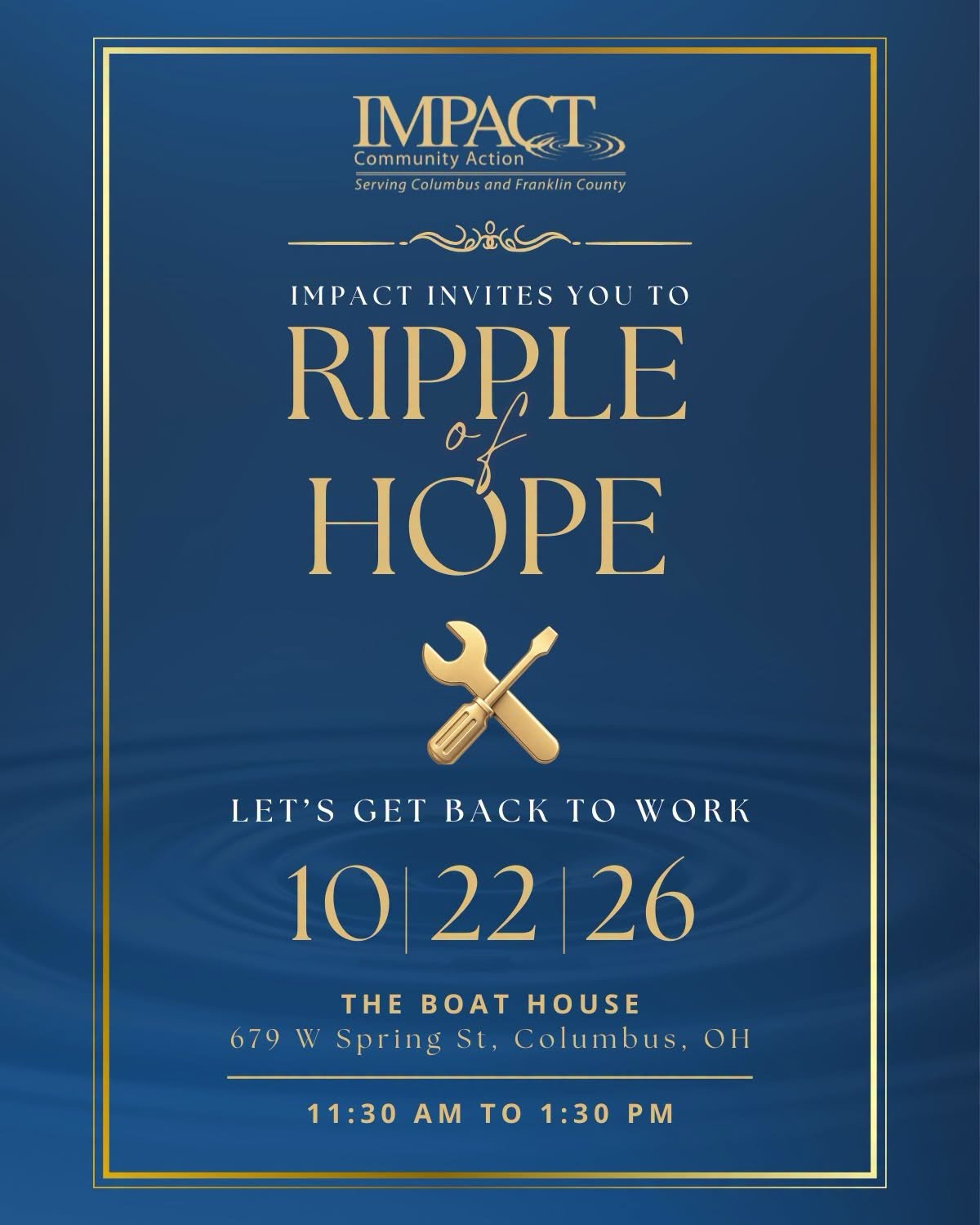 October 22nd, 2026: Ripple of Hope