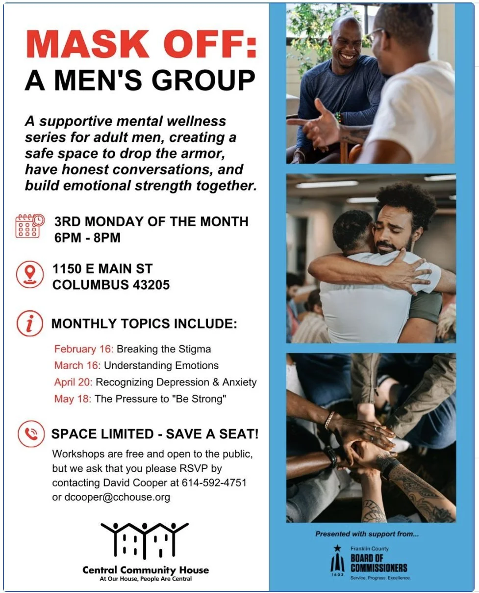 February 16th, 2026: Mask Off: A Men’s Group