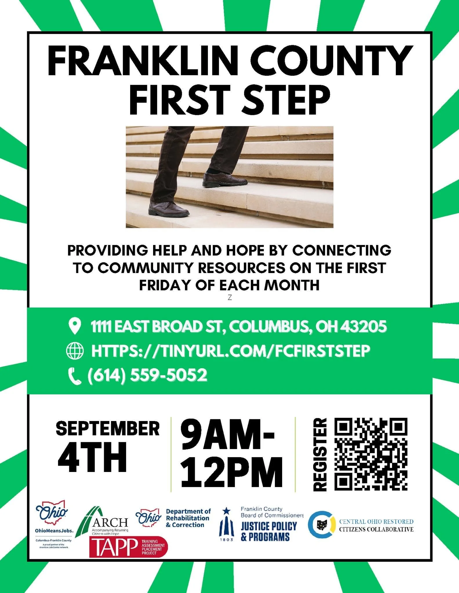 September 4th, 2026: Franklin County First Step