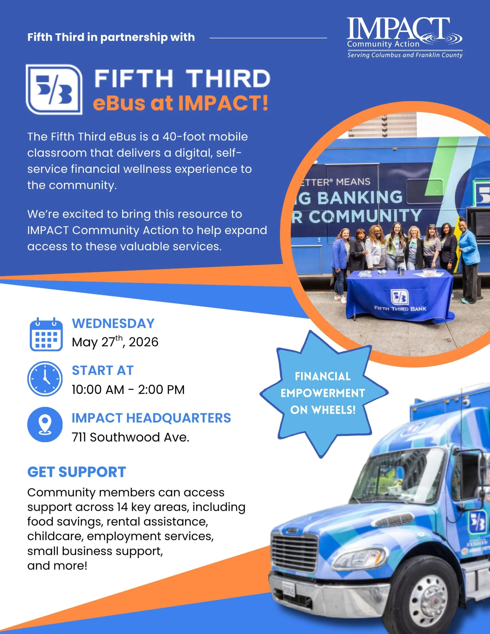 May 27th, 2026: Financial Empowerment on Wheels