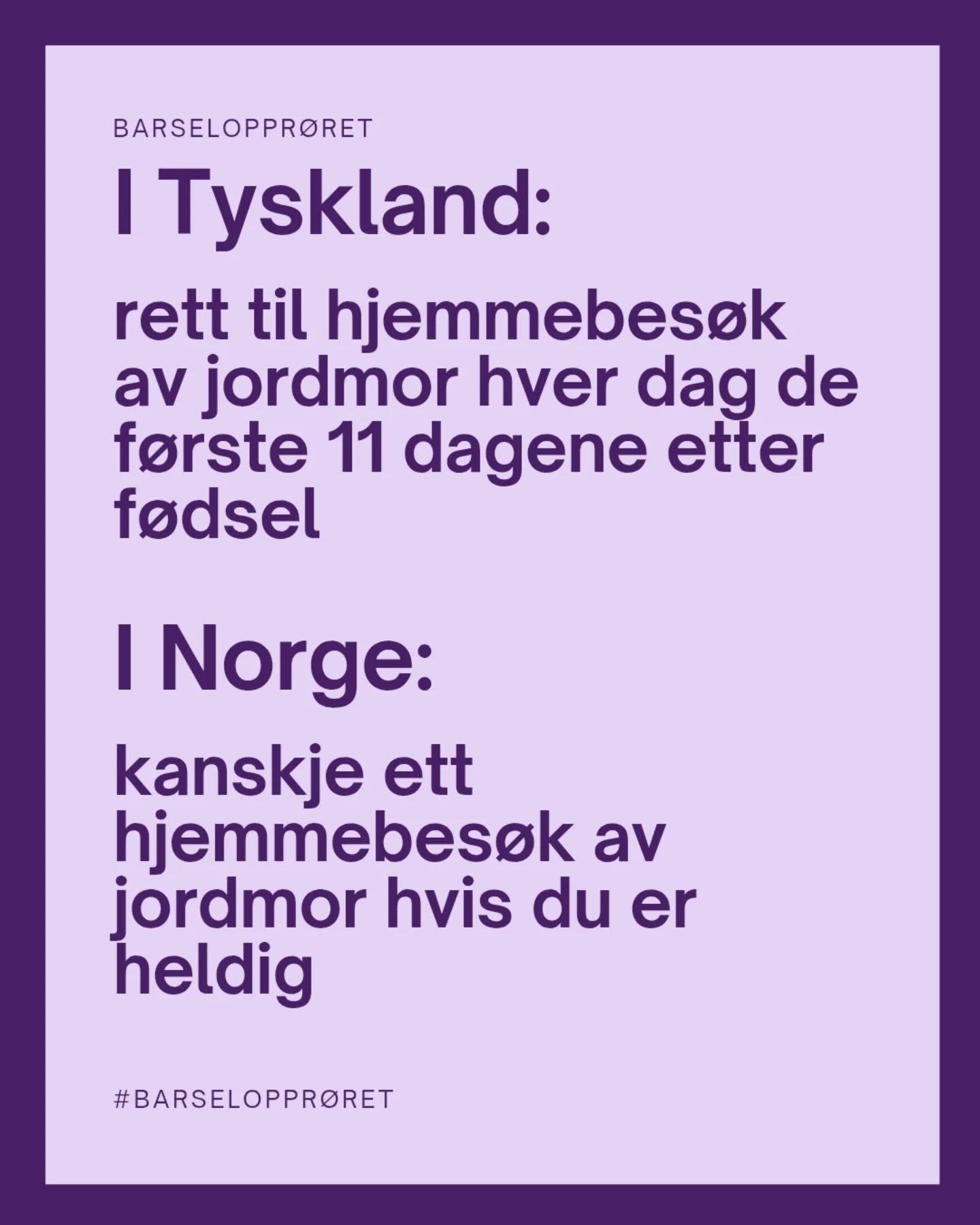 Barselomsorg i Tyskland

Les, l&aelig;r, del og bli med p&aring; &aring; kreve rettighetsfesting av barselomsorg i Norge ogs&aring;.

#barseloppr&oslash;ret