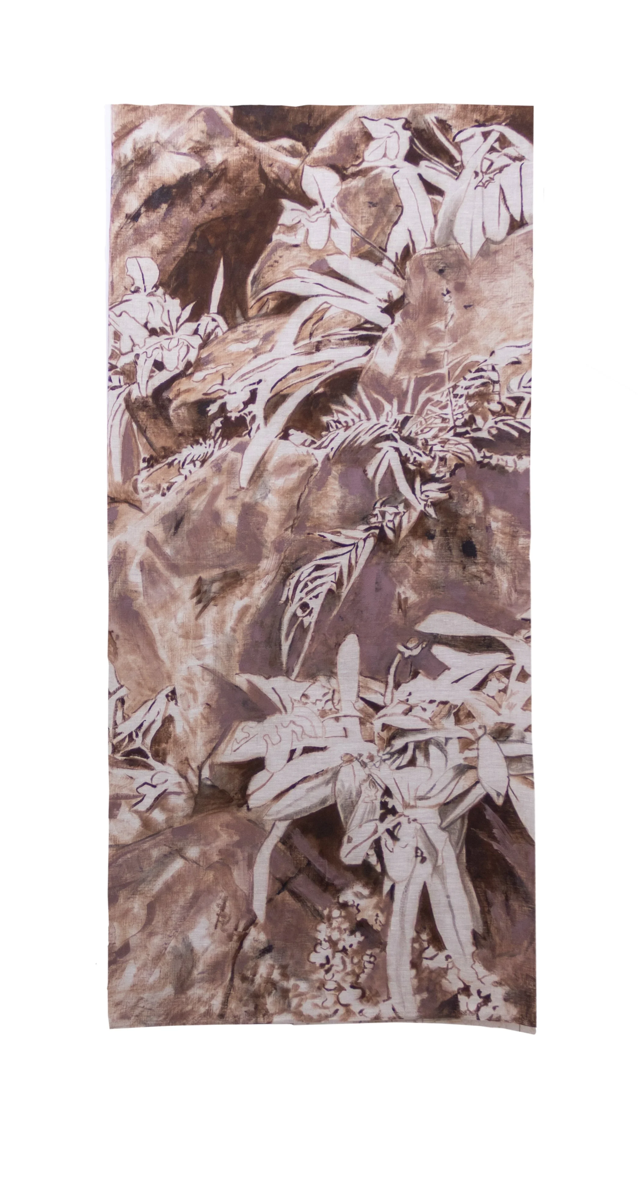 Lapidação (2026), Óleo sobre linho, 153,5 x 69 cm