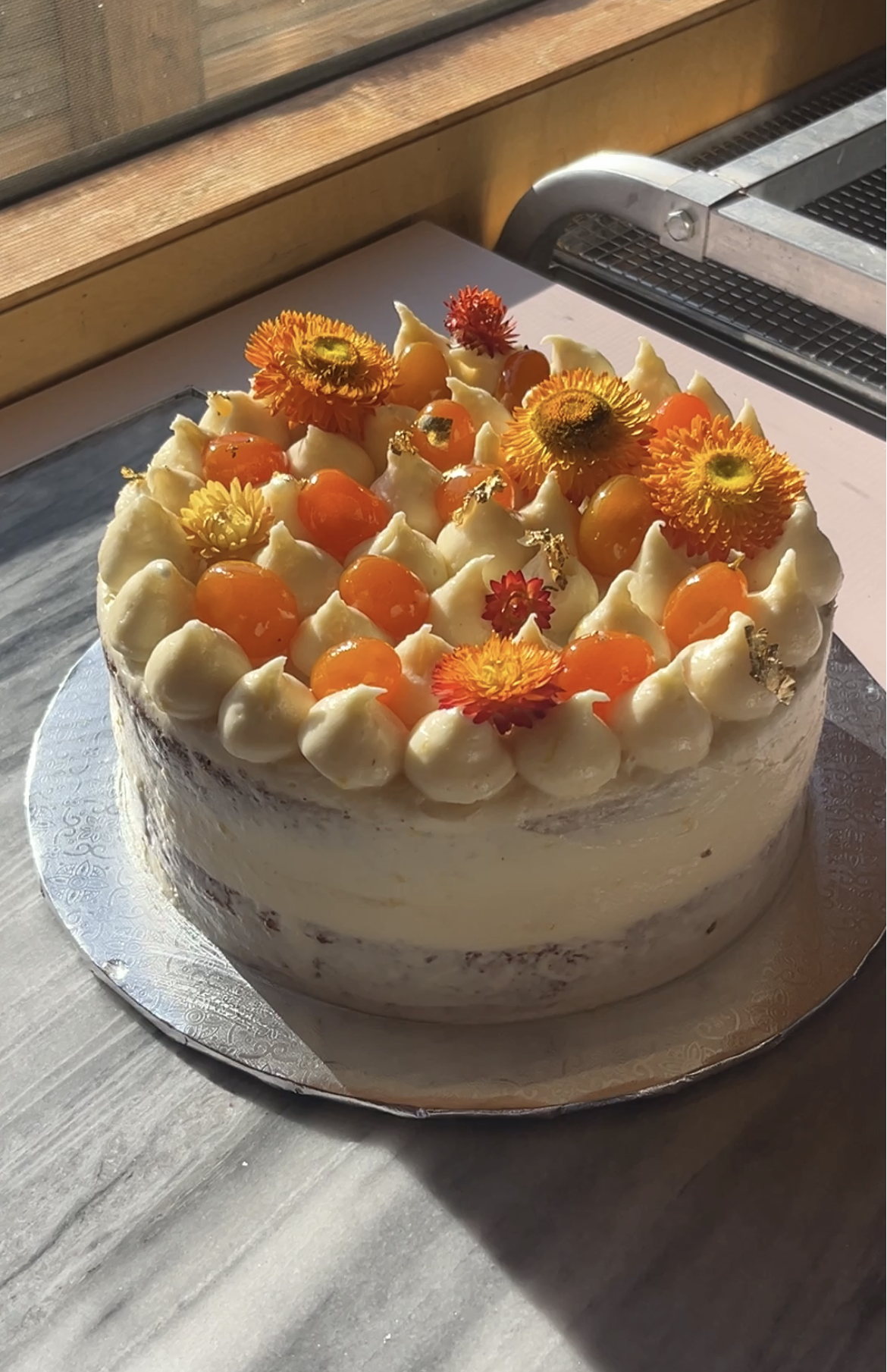 Carrot Cake with zesty Cream Cheese frosting