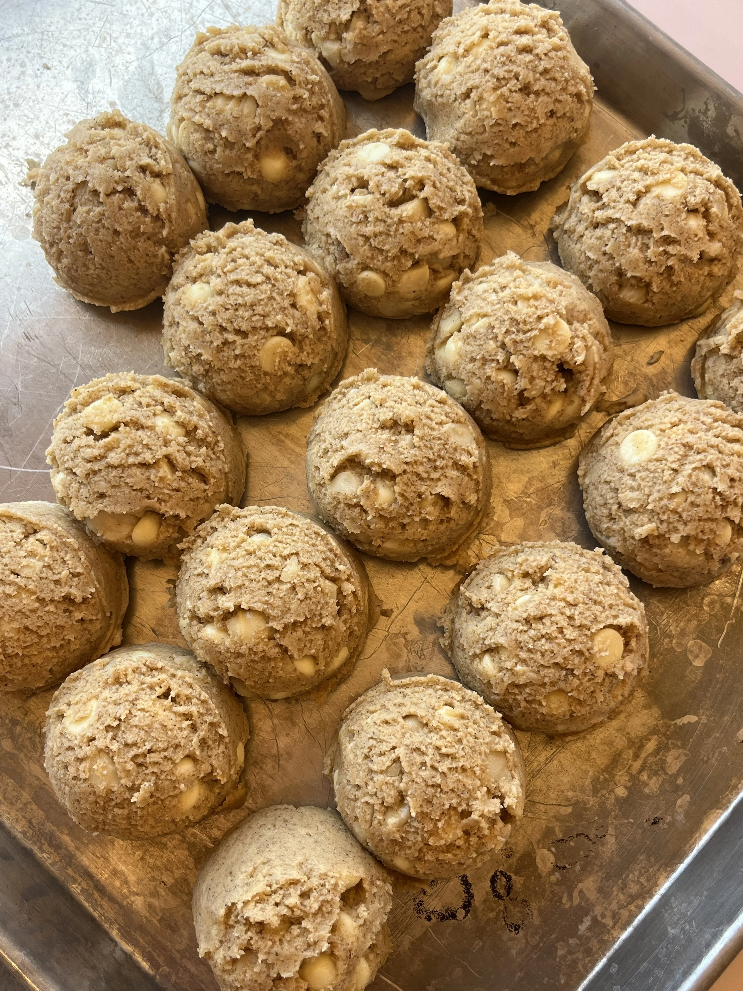 White Chocolate Macadamia Cookies