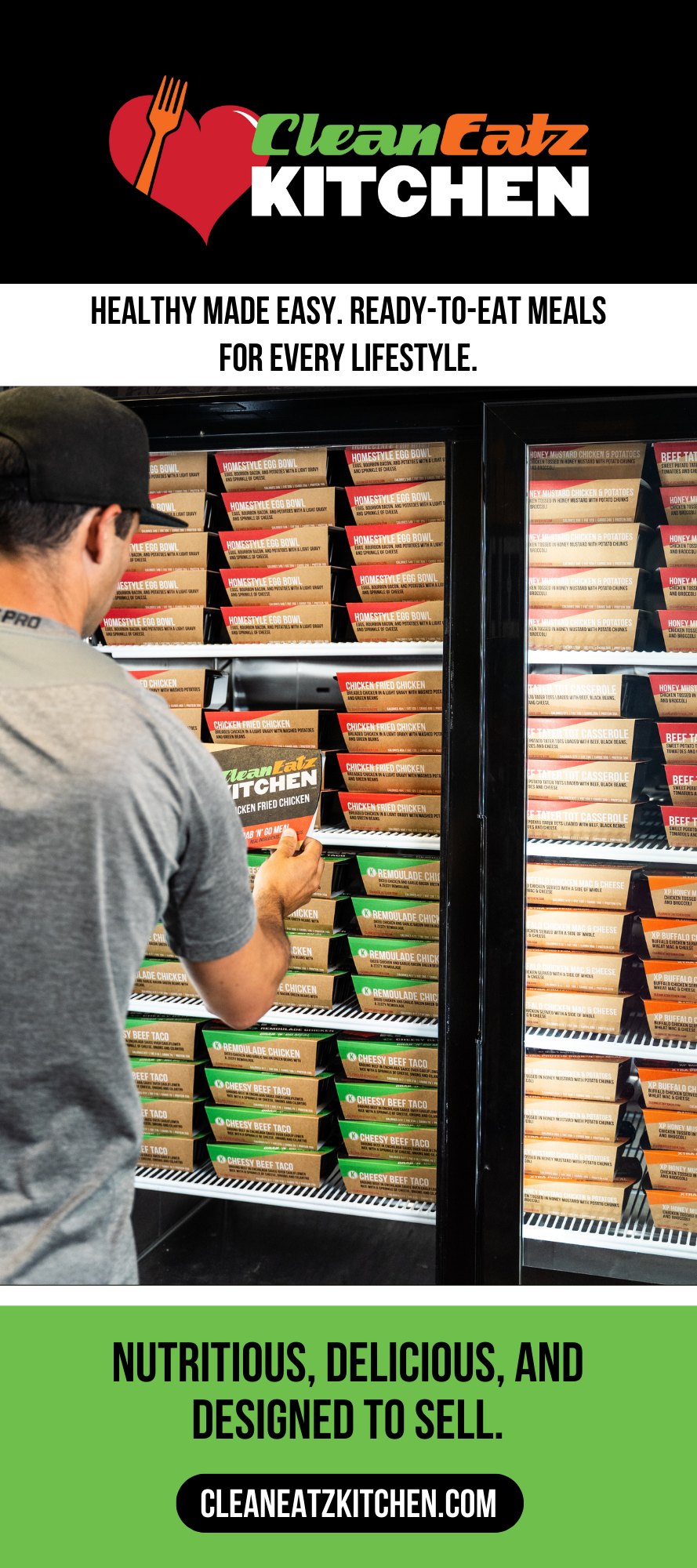 Front of Rack Card for Retail Development Program