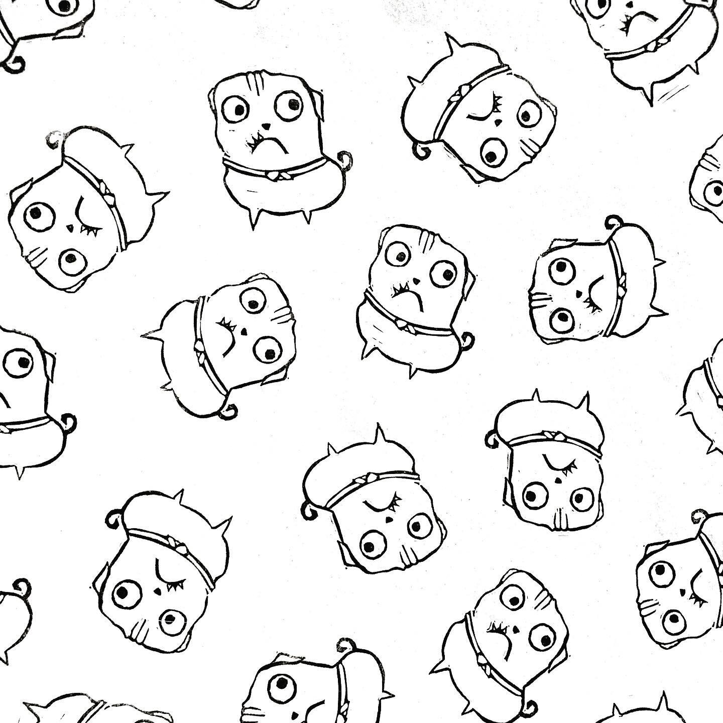 Secondhand Pugs
.

#printmaking #printmaker #stampmaking #stampmaker #stamps #prints #artprint #patterndesign #patternprint #blockprint #linoprint #printshop #patternmaker #fabricdesign #art #artist #womenmakers #femaleprintmaker #femaleartist #handm