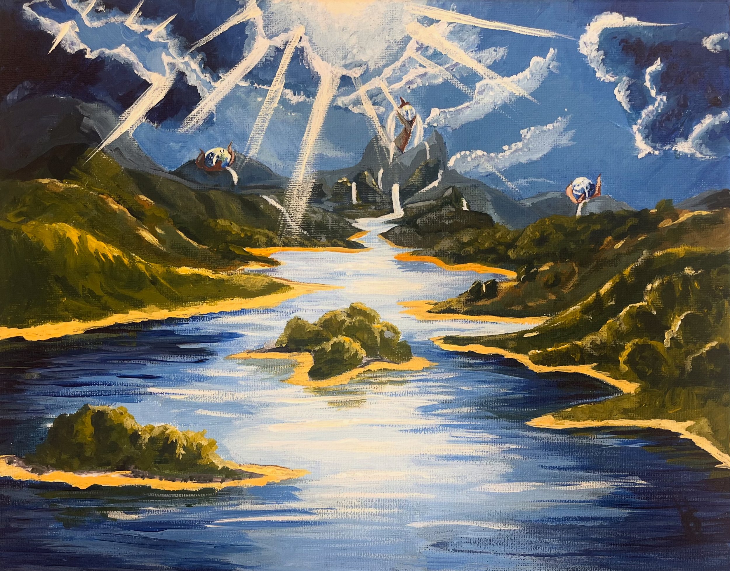 "Tree of Life" - Acrylic on canvas