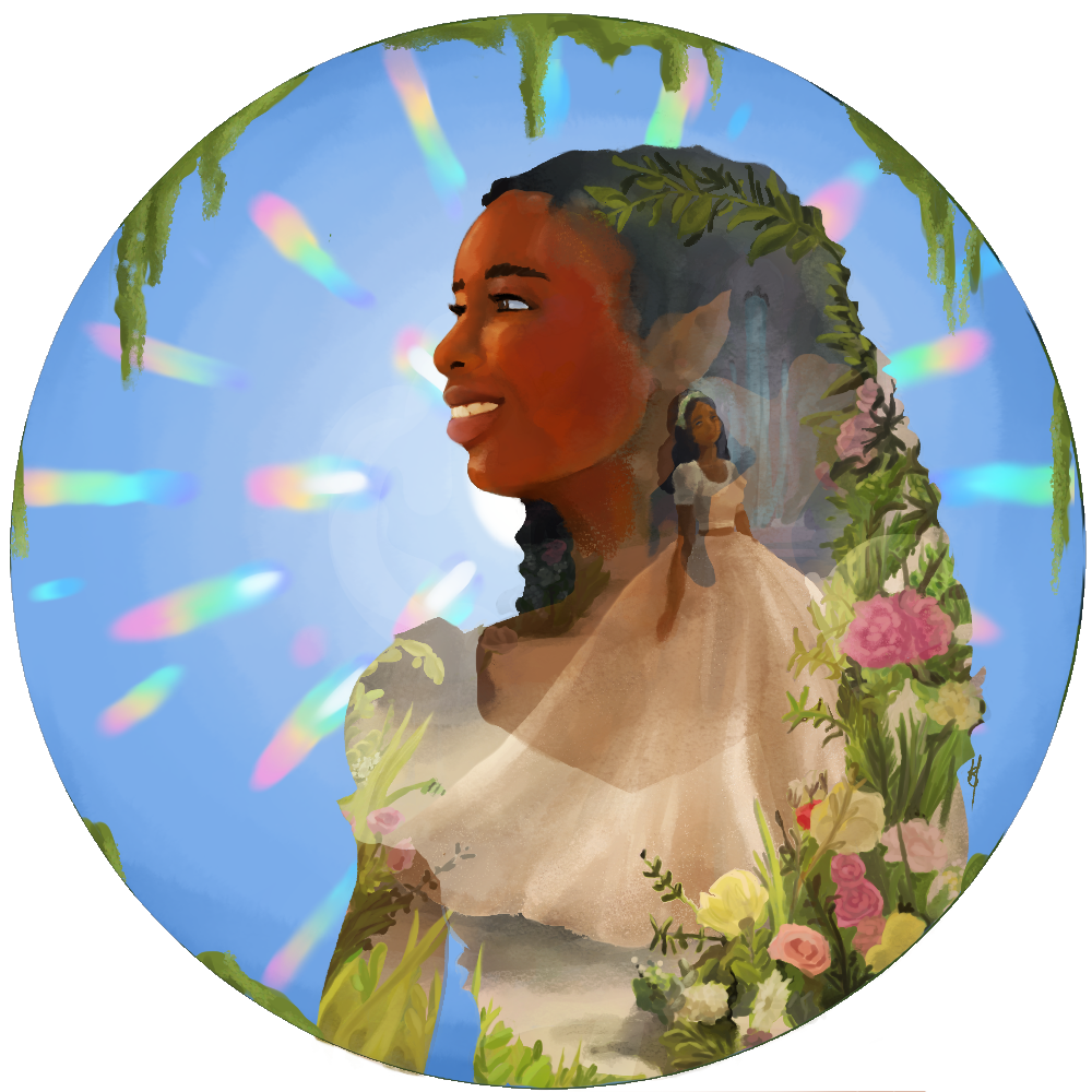 "Light of Gabrielle" - Digital painting to be displayed in the Literally Inspired Exhibit, Noblesville, IN.