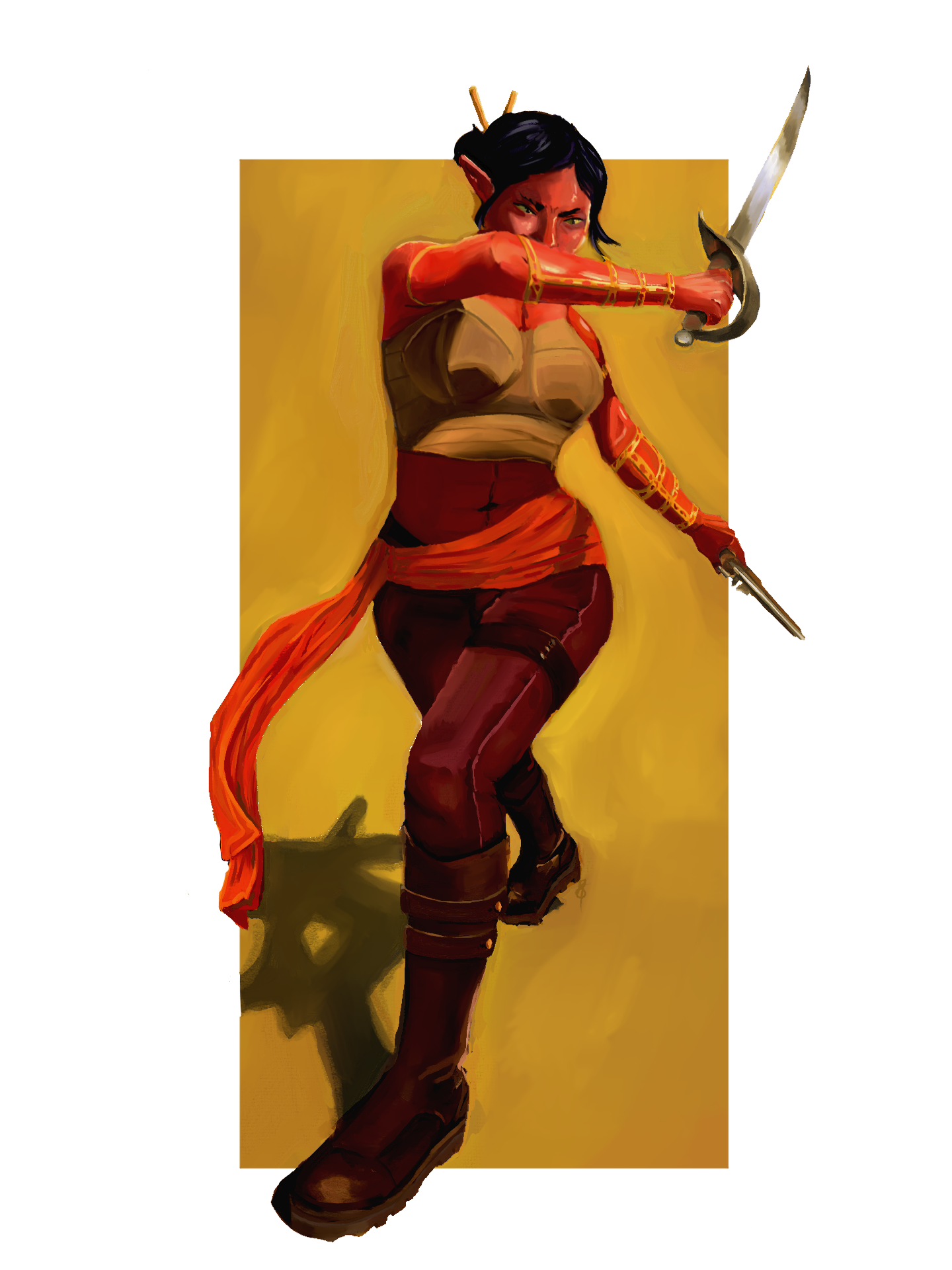 "Sam Herald" - Digital commission made in Clip Studio Paint